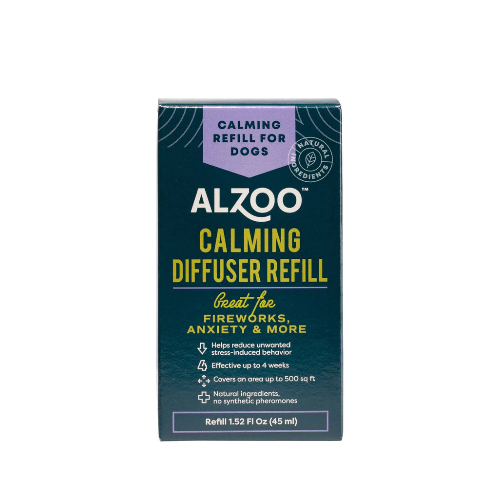 ALZOO Plant-Based Calming Diffuser Refill for Dogs — Valerian & Lavandin Blend
