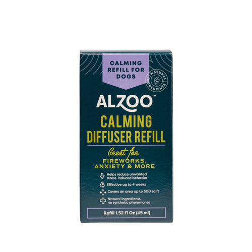 ALZOO Plant-Based Calming Diffuser Refill for Dogs — Valerian & Lavandin Blend