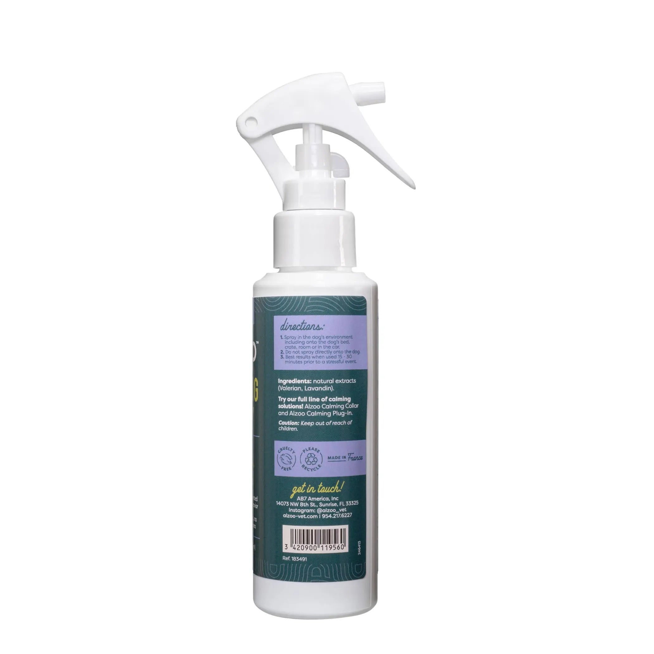 ALZOO Plant-Based Calming Spray for Dogs — Natural Stress Support