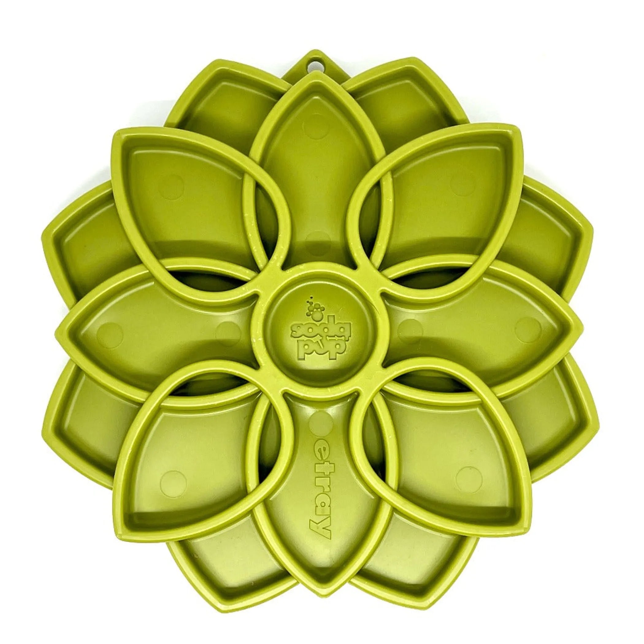 Mandala Enrichment Lick Mat & Slow Feeder Tray for Dogs - Calming Mealtime Activity