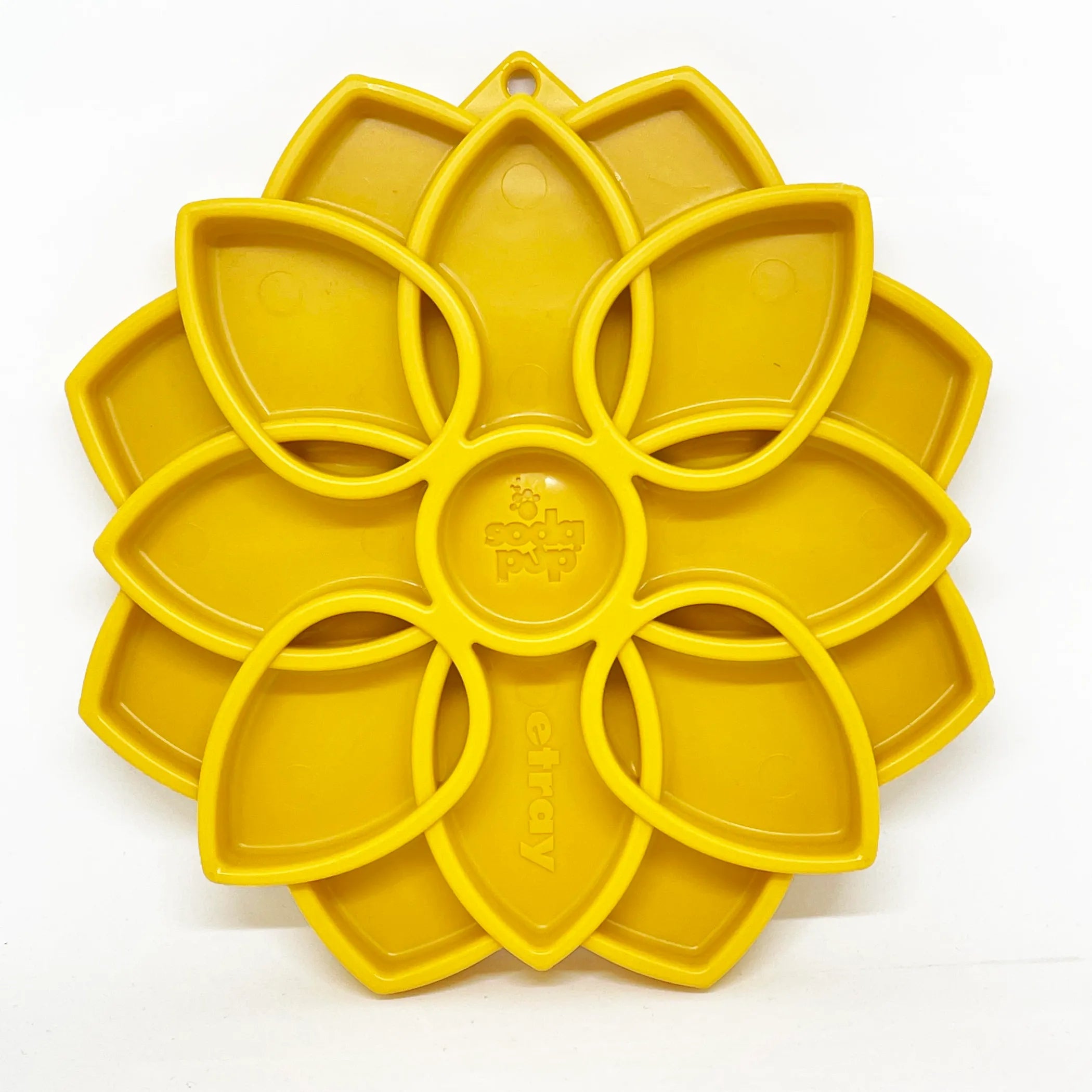 Mandala Enrichment Lick Mat & Slow Feeder Tray for Dogs - Calming Mealtime Activity