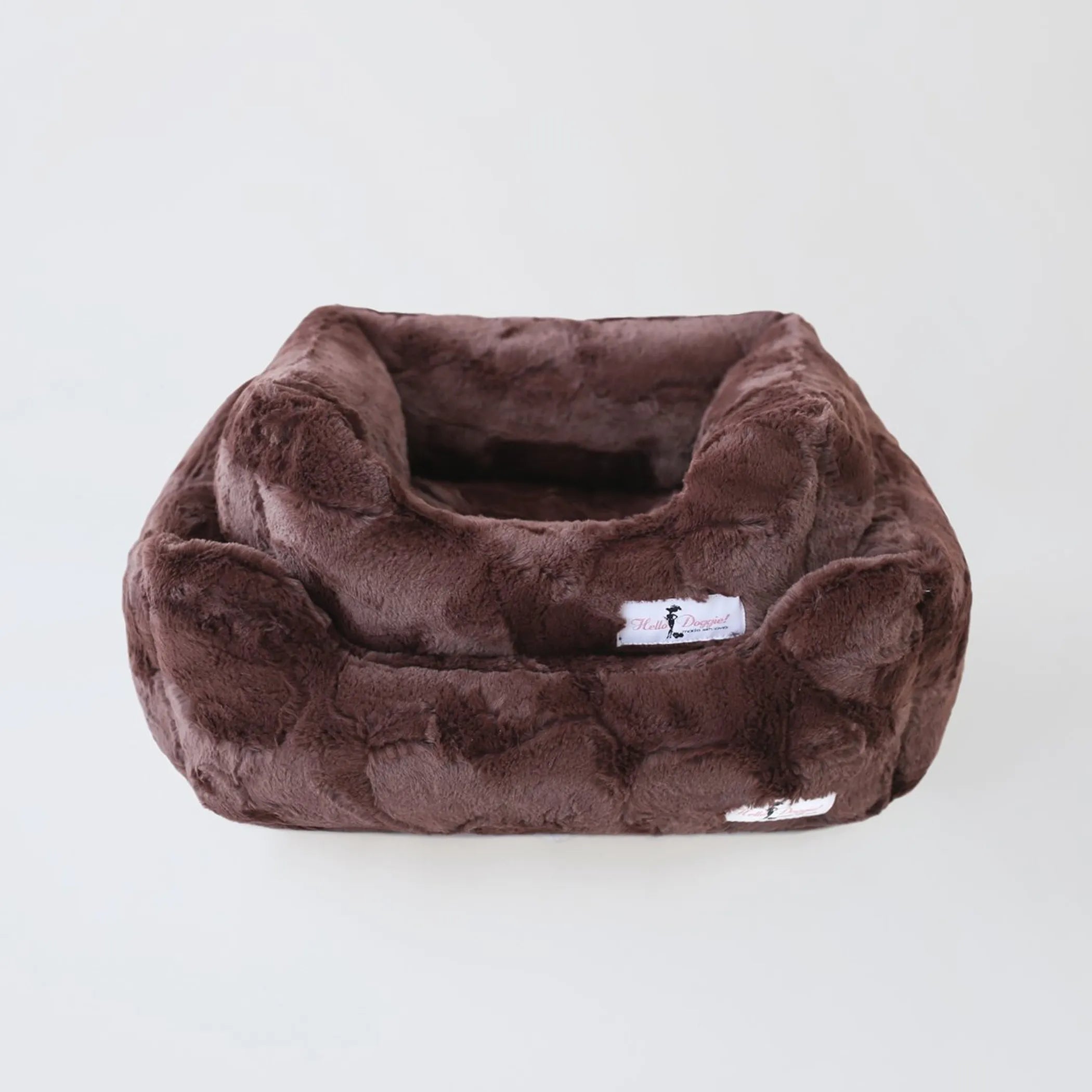 Calming Bolster Dog Bed — Plush Orthopedic Sofa Bed for Anxious Dogs