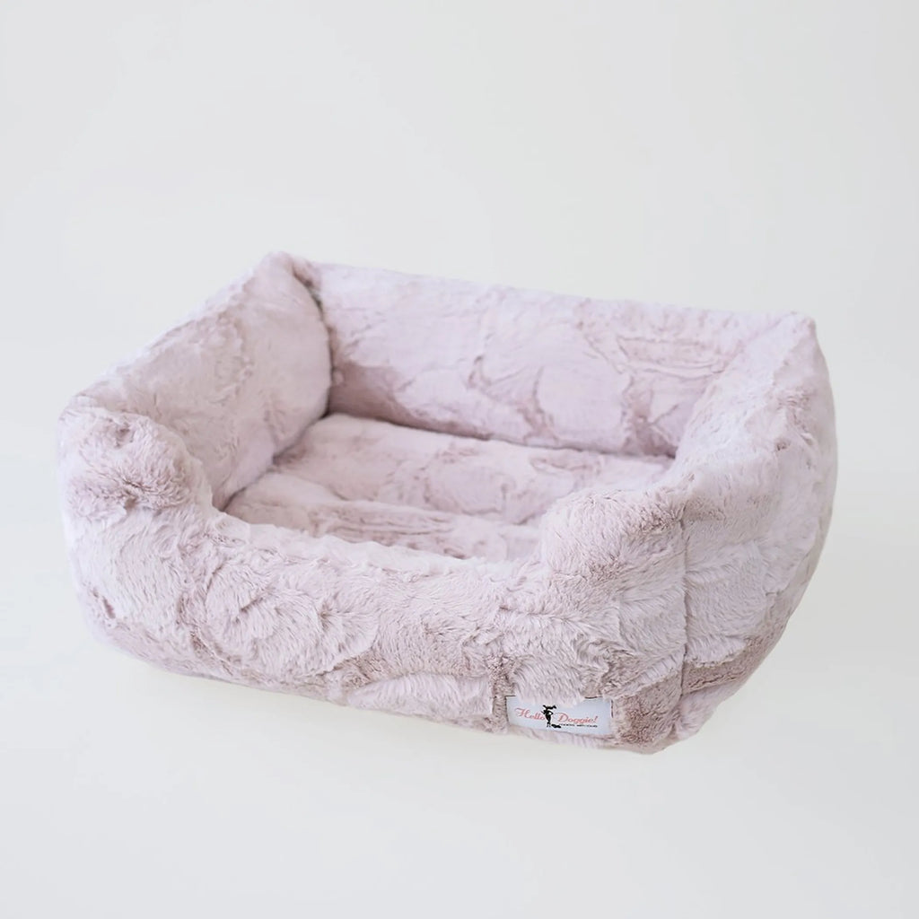 Calming Bolster Dog Bed — Plush Orthopedic Sofa Bed for Anxious Dogs