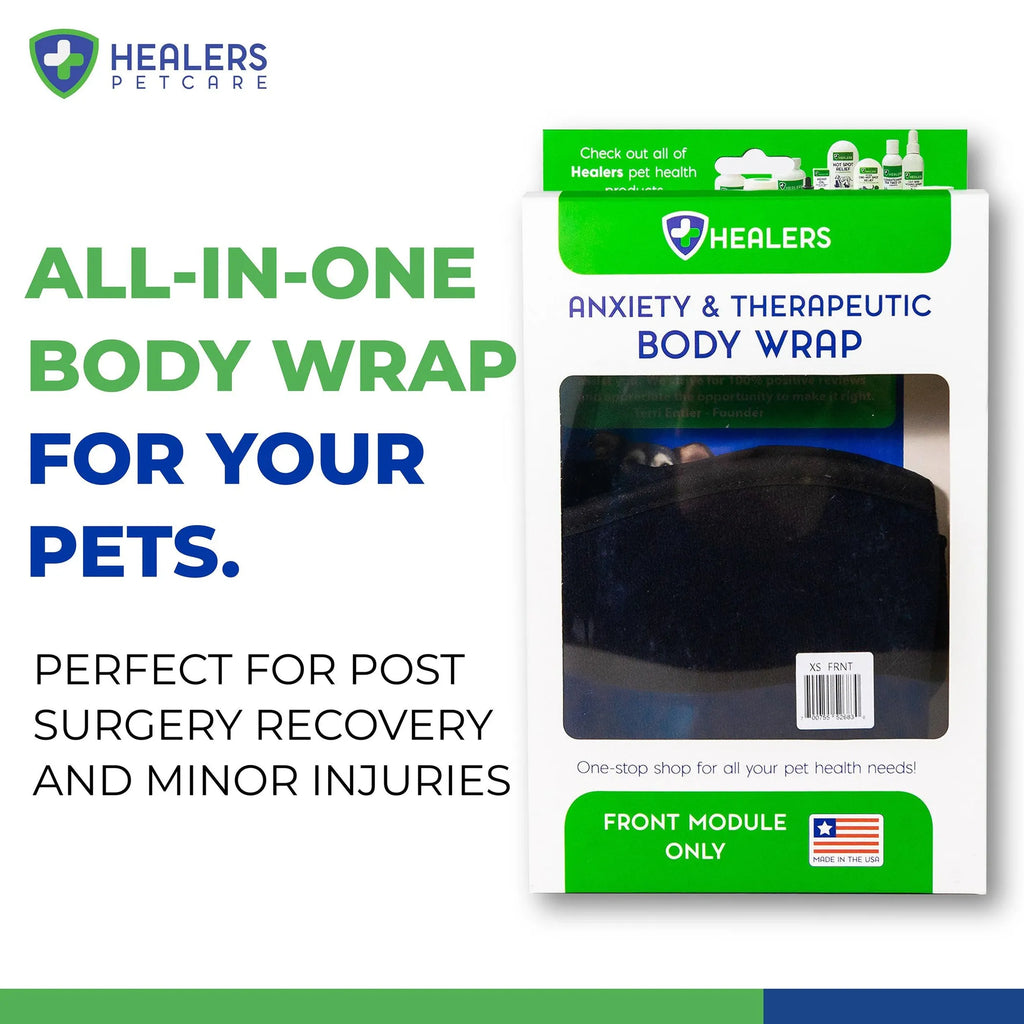 Healers Therapeutic Anxiety Wrap for Dogs — Gentle Pressure Calming Vest