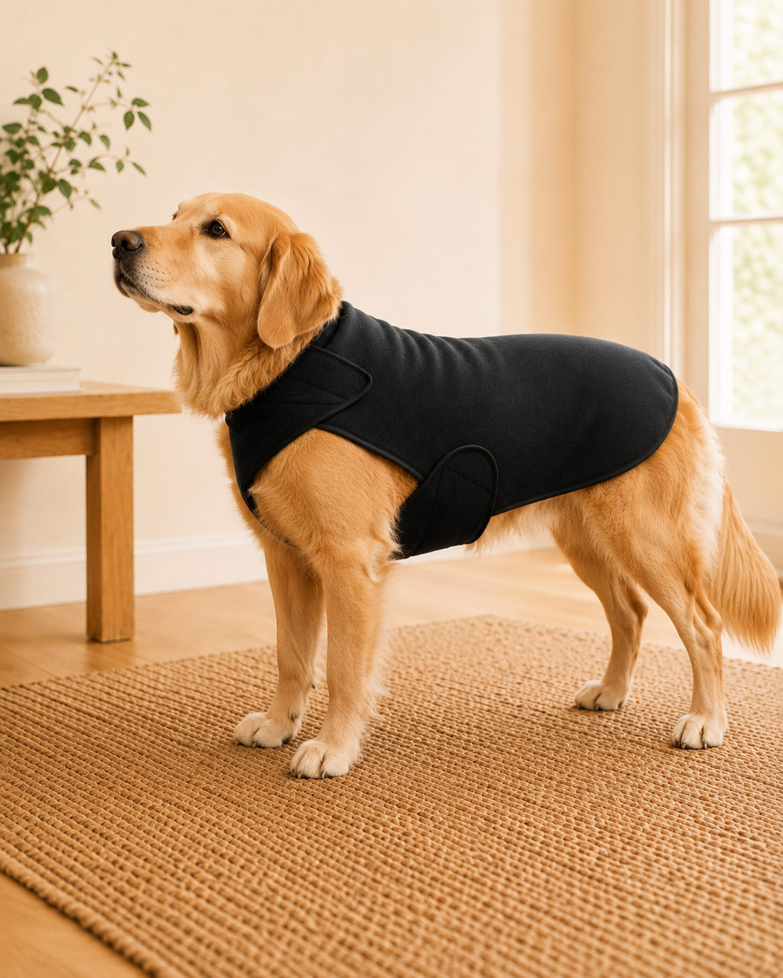 Therapeutic Anxiety Wrap for Dogs — Gentle Pressure Calming Vest | No Medication